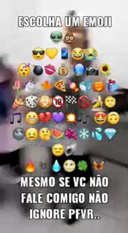 Escolha um emoji. Nova brincadeira para whatsapp, escolha um emoji..