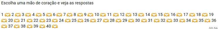 Escolha uma mão de coração. Nova brincadeira para agitar seus contatos do whatsapp.