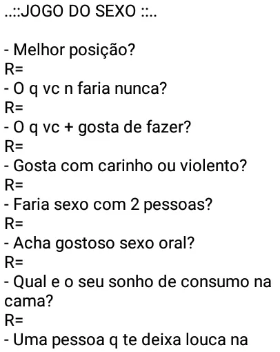 Jogo do sexo 