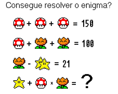Teste de qi: Versão Super Mário World. E ai, consegue resolver o enigma?.