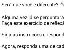 Teste: Será que você pensa d.... Confira fazendo o próximo teste..