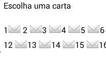 Escolha uma carta. Escolha uma carta e veja o que deverá fazer!.
