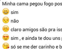 Posso dormir na sua cama?. Mais uma brincadeira para descontrair seus contatos e se surpreender com as respostas!.