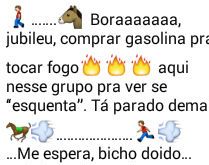 Bora tocar fogo no grupo!. Esse grupo ta muito parado kkkk.