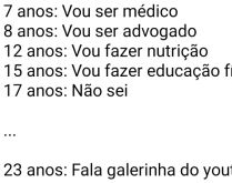 Projeção de carreira do estu.... Projeção de carreira de um estudante sem foco....