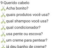 Biografia: Querido cabelo. Biografia 9: Querido cabelo.