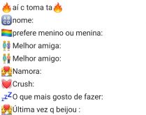 Aí c toma tá. Nova biografia para whatsapp.