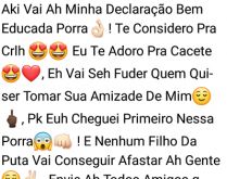 Declaração bem educada. Uma mensagem para expressar todo seu carinho e consideração pelos seus contatos, de forma bem educada!.