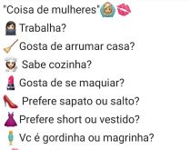 Bio - Coisa de mulheres. Nova biografia - Coisas de mulheres, se divirta com seus contatos..