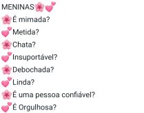 Bio - Meninas. Biografia - Meninas.