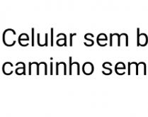 Celular sem brilho e silencios.... Celular silencioso e sem brilho: Um caminho sem volta..