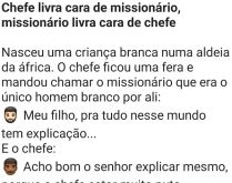 Chefe livra missionário, miss.... Uma criança nasceu numa aldeia da áfrica, e para surpresa de todos....