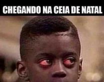 Chegando a ceia de natal. Chegando a ceia de natal e como eu fico....