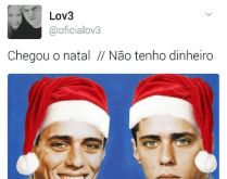 Chegou o natal, não tenho din.... E os boletos batendo na porta kkkkk.