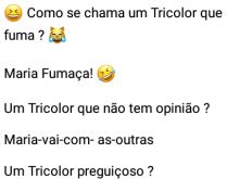 Adjetivos para tricolores. Adjetivos tricolores.