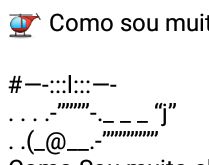 Como sou muito chique.... Vim de helicóptero só para te desejar um bom dia!.