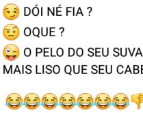 Dói né fia?. Uma amiga invejosa pergunta pra outra se dói....