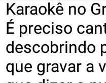Karaokê no grupo. Descubra a música pelos desenhos e envie um áudio cantando o refrão....