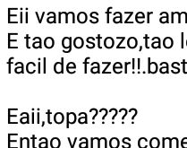 Eii vamos fazer amoor?. Brincadeira para enviar para seus amigos(as) e se divertir muito kkkk.
