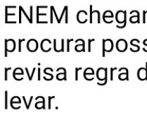 ENEM chegando aí e agente com.... ENEM chegando aí a gente começa a procurar possíveis temas da redação, revisa regra de 3....
