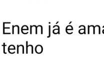 ENEM já é amanhã. Enem já é amanhã e eu nem caneta tenho.