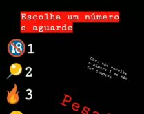 Escolha um número e aguarde. Brincadeira nova para status, escolha um número e aguarde alguém responder..