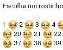 Escolha um rostinho e veja as .... Nova brincadeira: escolha um rostinho e veja as respostas!.