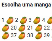 Escolha uma manga e veja as re.... Nova brincadeira para o status, envie para seus amigos e se divirta!.