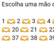 Escolha uma mão de coração. Nova brincadeira para agitar seus contatos do whatsapp.