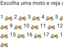 Escolha uma moto. Nova brincadeira que vai agitar o whatsapp!.