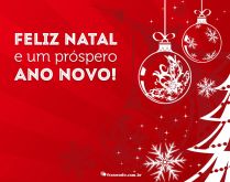 Feliz natal e um próspero ano.... Desejo um feliz natal e um próspero ano novo a todos vocês!.