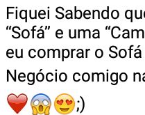 Afim de negociar. Hoje estou afim de negociar....