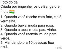 Foto doida. Imagem interessante que muda ao clicar em cima e voltar.