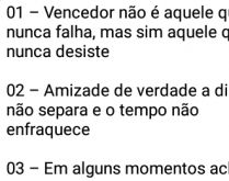 75 frases para status. Várias frases, pensamentos, de impacto, para salvar no seu status.