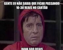 Gente eu não sabia que ficar .... Se você já usou o cartão de crédito pra alguma compra e se assustou quando viu quanto estava devendo, vai se identificar com esse meme..