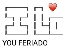 I love you feriado. Eu te amo, feriado!.