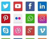 Ícones para sites e blogs. Experimente usar estes ícones para dar um efeito legal na aparência de seu site ou blog..