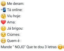 Biografia - Me deram.... Me deram... ta online, viu hoje, ama...?.