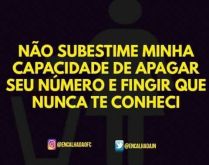 Não subestime minha capacidad.... E fingir que nunca te conheci.