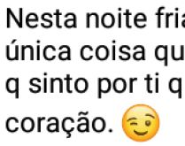 Nesta noite fria. Nesta noite fria e triste de solidão a única coisa....