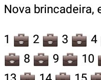 Nova brincadeira, escolha uma .... Nova brincadeira para agitar a galerinha do whatsapp.