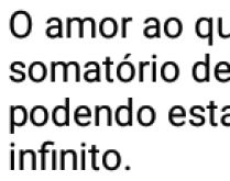 Matemática do amor. O amor ao quadrado é igual a soma de duas amizades....