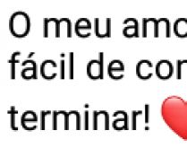 O meu amor por ti é como a gu.... Sabe aquele amor difícil de terminar? Então, meu amor por você é assim, como a guerra....