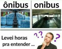 Qual a diferença nas duas ima.... Sabe dizer qual é a diferência entre as duas imagens de ônibus?.