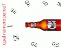 Em qual número a garrafa parou?. Nova brincadeira da garrafa, em qual número parou? Brota nos status e se divirta muito!.