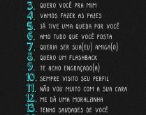 Nova brincadeira: Qual número.... E aí? Qual número você me daria? Nova brincadeira para status!.