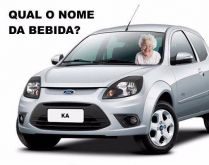 Qual o nome da bebida?. Consegue adivinhar qual é o nome da bebida?.