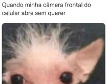 Quando minha câmera frontal d.... Já parou pra pensar no susto que você toma quando abre a câmera frontal do seu celular, sem querer? kkkk.