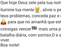 Que hoje Deus zele pela tua noite. Uma linda mensagem para desejar boa noite aos seus amigos.