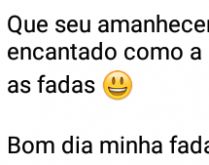 Que o seu amanhecer seja tão .... ...como a mágica de todas as fadas, bom dia minha fada querida!.